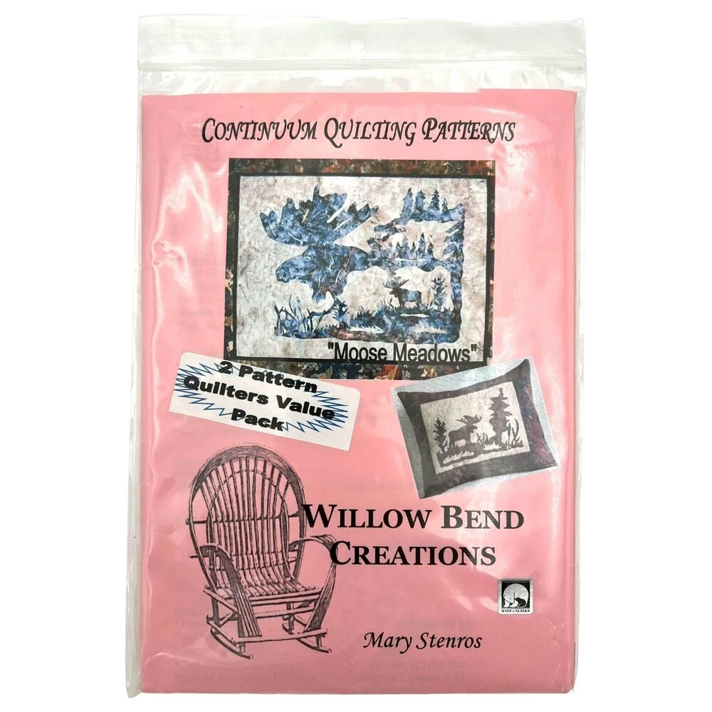 2010 Continuum Quilting PATTERN Willow Bend Creations MOOSE MEADOWS Mary Stenros